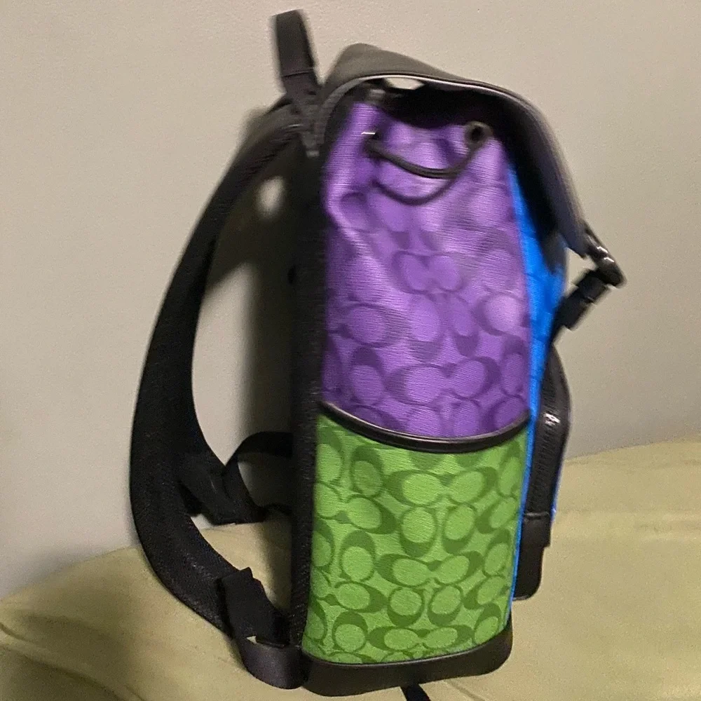 Coach Colorblock backpack - Picture 2 of 5